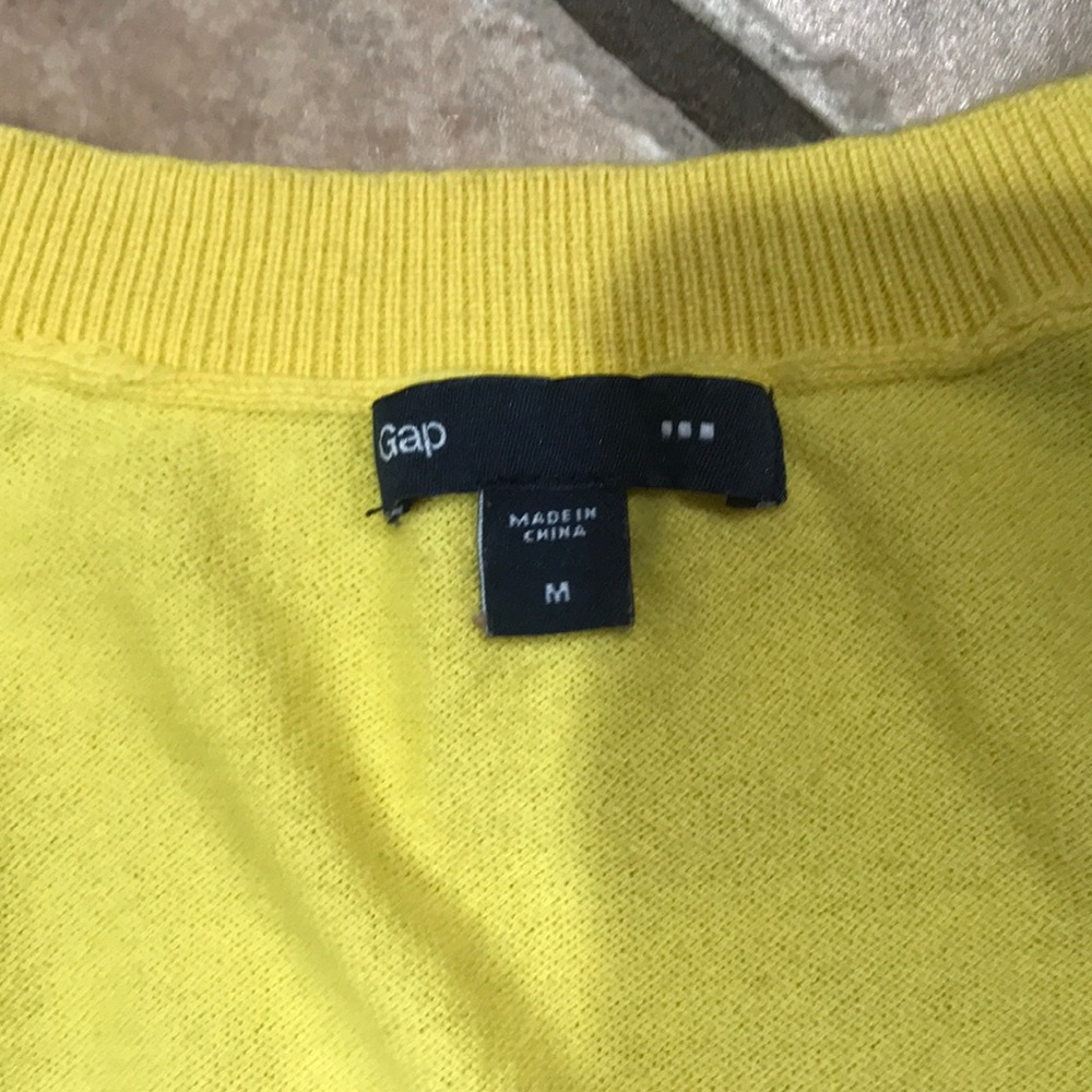 Yellow Gap Cardigan - Picture 2 of 6